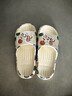 百慕倾臣静音拖鞋女士夏季卡通百搭踩屎感居家居外穿浴室防滑按摩底凉鞋男 白色【nice】 38-39 适合37-38（内长245MM） 实拍图