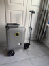 Airwheel爱尔威电动行李箱可骑行拉杆箱可坐可代步铝框箱包20英寸登机箱 实拍图