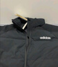 adidas 保暖鸭绒连帽羽绒服男女同款阿迪达斯官方轻运动 黑色   M 实拍图
