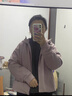 优衣库女装双面穿防风摇粒绒拉链连帽外套户外防水冬季新款479697 479697/11粉红色 2XL 实拍图