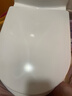 松鲸马桶盖通用加厚坐便器盖子家用抗断老式抽水马桶座圈配件轻音盖板 小U型【加厚带提手】 实拍图