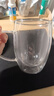 京东京造 玻璃杯 个人专用茶水杯子双层玻璃耐热咖啡马克杯380ml 实拍图
