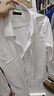 京东京造【奢华200支】衬衫男白衬衫长袖衬衫外套男装秋装高端 白色 42 实拍图