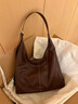 南风Chio2nd歌剧魅影托特包包女秋冬通勤单肩斜挎包简约百搭大气 棕色 实拍图