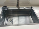 JOMOW水槽5.0加厚厨房大单槽一体盆304不锈钢洗碗池槽多功能洗菜盆GL/d 75*46【5.0加厚】耐磨耐刮 【默认发右下水】左下水需下单备注 实拍图
