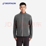 迪卡侬（DECATHLON）摇粒绒外套抓绒衣男保暖户外运动加厚秋绒衣冲锋衣内胆 男款-全拉链-深灰色 2XL 实拍图