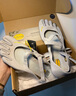 Vibram五指鞋女室内健身训练瑜伽舞蹈鞋普拉提五趾鞋透气休闲鞋VSOUL 银/浅灰色 正常尺码拍大一码 37 实拍图