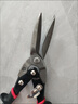德力西铁皮剪刀工业龙骨航空铝扣板弯嘴不锈钢轻钢铁丝专用大剪子 实拍图