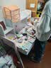 芈迪【京东快递】实木学习桌儿童书桌书架一体桌写字桌中小学生课桌椅 粉色单桌【甄选实木】 100*60*110cm【加厚升级】 实拍图