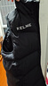 卡尔美（KELME）秋冬运动棉衣男足球训练棉马甲休闲保暖防寒背心棉服棉袄 黑色 L 实拍图