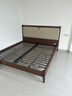 全友家居 新中式床实木脚双人大床次卧室1.5x2米现代轻奢软包床家具 实拍图