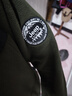JEEP SPIRIT吉普外套男秋冬季卫衣男装男士摇粒绒休闲开衫抓绒衣服 军绿 2XL 实拍图