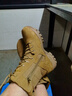 际华三五零五新式棕色作战靴男夏季碳板作战鞋超轻高帮耐磨训练靴真皮登山鞋 棕色作战棉靴【羊毛款】 42/260【原厂正品 两双鞋垫】 实拍图