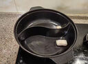 京严铸铁鸳鸯火锅一体无涂层专用汤锅家用大容量涮肉锅炉灶通用不串味 【无涂层铸铁鸳鸯锅】适用3-6人 30cm 不串味 防溢锅 实拍图