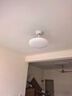 欧普（OPPLE）风扇灯吊扇灯24瓦LED照明低噪音餐厅卧室吊灯灯具包安装 冰风白 实拍图