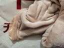 无印良品双面牛奶绒毛毯 办公室午睡毯子 空调毯盖毯毛巾被 120*200cm驼色 实拍图