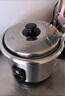 三角牌（Triangle）电饭煲家用不锈钢电饭锅3L煮饭锅2-3人老式电饭煲304不锈钢胆米饭锅带蒸笼TG-Z30X12Z 实拍图