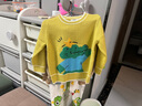 巴拉巴拉童装儿童毛衣男童针织衫女童毛衫秋装冬宝宝衣服卡通萌趣 黄绿色调00434 90 cm 实拍图