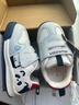 牧童宝宝学步鞋春秋款男童软底透气网面卡通熊猫鞋婴儿鞋女童步前鞋 晚空蓝（超纤皮面） 24 鞋内长16.0cm/适合脚长15.5cm 实拍图