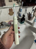 飞利浦（PHILIPS）【肖战推荐】电动牙刷钻石3系 生日礼物 情侣款送男生女友 微泡水流HX5161/05抹茶绿 国家补贴 实拍图
