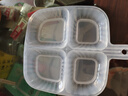 新款多用途分格多功能配菜餐盘厨房备菜盘火锅家用水果盘收纳四格 2个装【分格餐盘】 实拍图