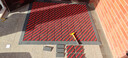 天禧雅商用大门口除尘地垫家用进门入户门脚垫户外室外防滑门垫门外迎宾 三刷-灰块红刷【较多人选择】 195cm*120cm 1件数 【促销+送锤】 实拍图