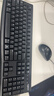 罗技（Logitech）MK120 键鼠套装 有线键鼠套装 办公键鼠套装 电脑键盘 USB即插即用 全尺寸 黑色 实拍图