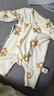 贝瑞加（Babyprints）新生儿连体衣2件装婴儿纯棉衣服四季护肚爬服初生宝宝内衣 黄熊52 实拍图