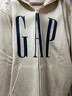 GAP男女装2025秋季新款logo印花抓绒宽松运动连帽衫卫衣786920 米色 M (170/92A) 亚洲尺码 实拍图