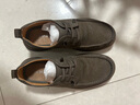 森达皮鞋男秋冬牛皮户外复古工装鞋休闲鞋单鞋ZYC13CM4 卡其色 40 实拍图