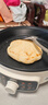 美的（Midea）家用电饼铛烙饼锅 三明治机早餐煎烤机电火锅 电炒锅烤肉锅 65mm加深 多功能锅 抗菌电煎锅JKE3062 实拍图