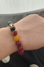 慈灵阁普陀山朱砂手串五路财神玛瑙转运珠男女款本命年礼物朱砂手链 实拍图