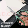 【超级爆款】晨光(M&G)文具175mm特氟龙省力剪刀 软胶手柄 圆角刀刃 防锈防粘 办公用品 家用好物 绿色单把ASS913R7D 实拍图
