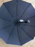 天堂 全自动雨伞三折 10骨加固一键开收易甩干简约晴雨伞 乌木黑 实拍图