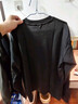 优衣库男装女装大师T AIRism棉混纺圆领T恤长袖25秋冬新款479781 09 黑色 XL 实拍图