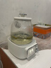 美的（Midea）花漾0胶水全玻璃养生壶 多功能煮茶壶 母婴烧水壶 恒温电热水壶 全自动一体煮茶器1.2L YS12B302J 实拍图