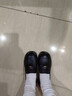 百思图【真皮】商场同款学院风乐福鞋粗跟女单鞋A3512CA4 黑色 34 实拍图
