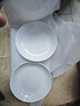 斯凯绨（Sky Top）陶瓷盘子骨瓷深菜盘家用乔迁餐具纯白8英寸饭盘4件套装 实拍图