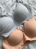 ubras花瓣杯软支撑文胸罩细肩带女士内衣女无钢圈聚拢兰花烟-背勾M 实拍图