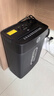 HP惠普4级保密办公家用低噪带提手时尚碎纸机文件粉碎机单次6张 连续5分钟 15L 可碎卡/钉B1505CC  实拍图