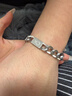 Calvin KleinCK先锋金属风古巴男士手链送男友钢色35000254新年礼物 实拍图