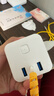 公牛（BULL）20W PD苹果快充魔方插座/插线板/插排/接线板 Type-c+USB+3插孔 无线 白色 GNV-UU2203W总控开关 实拍图