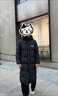 雅鹿羽绒服男中长款冬季加厚保暖过膝连帽男士外套极寒时尚休闲防寒服 实拍图