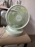amadana空气循环扇家用非静音电风扇摇头台式电扇涡轮对流大风力台扇办公室宿舍桌面小风扇 FC013DR薄荷绿 实拍图