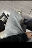 adidas情侣款加绒加厚直筒束脚运动裤男女秋冬阿迪达斯官方轻运动   中麻灰（推荐女生选小一码）   XXS 实拍图