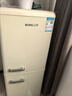 德姆勒（DEMULLER）复古冰箱小型大容量家用租房电冰箱 化妆品静音强劲网红冰箱冷藏冷冻节能 BCD-136芝士白【上冷藏下冷冻】 实拍图