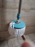 美丽雅旋转拖把 家用手压甩水单拖不带桶拖把杆配件 螺纹锁扣(无桶蓝白款) 实拍图