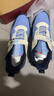 鸿星童品牌断码童鞋男童运动鞋皮面防水春秋季新款儿子女孩跑步鞋中大童 jjl-1876牛仔蓝皮面 40 实拍图