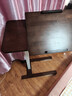 家逸实木床边桌可移动升降桌站立式工作台气动电脑桌家用书桌沙发边几 实拍图