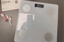沐美 电子秤人体称重智能精准电子称健康秤体重计体重秤体脂称减肥专用充电健身款 USB充电体重秤（白色款不支持蓝牙） 实拍图